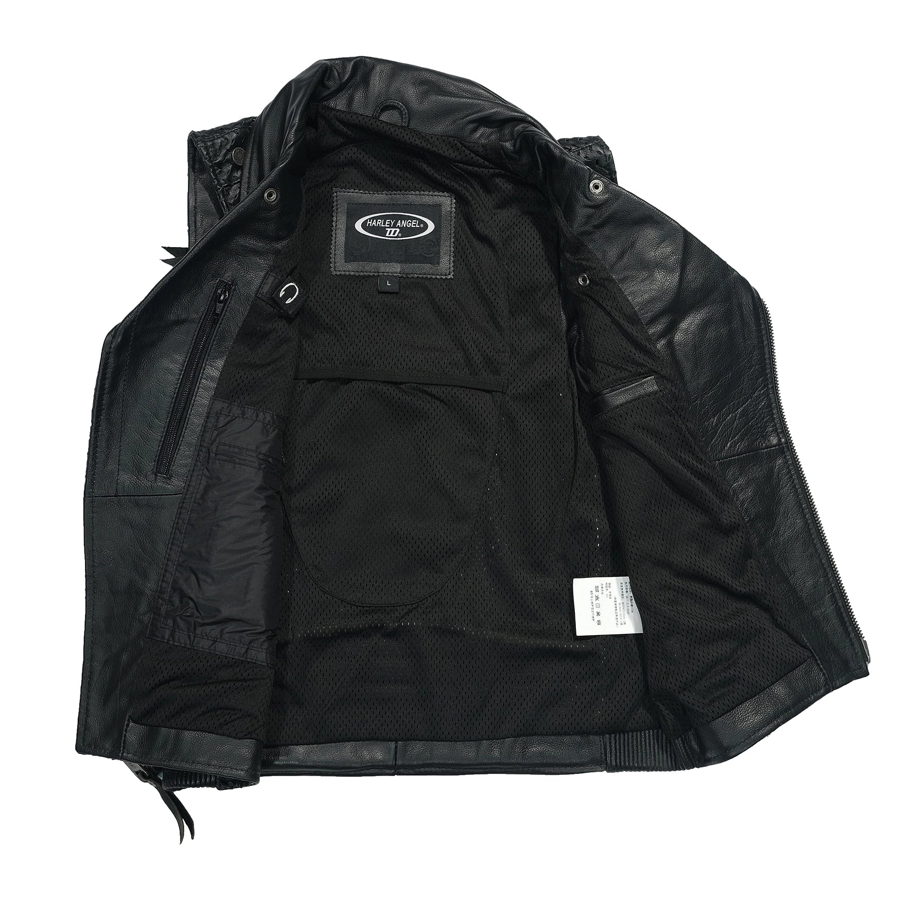 Chaleco motero marrón envejecido en piel de vaca, estilo vintage para MC.