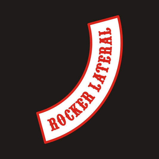 Parche Lateral Rocker Personalizado para Motoclub