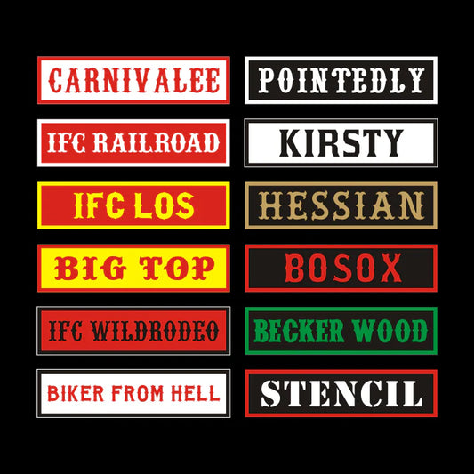 Barra Superior Personalizada con Nombre del Motoclub