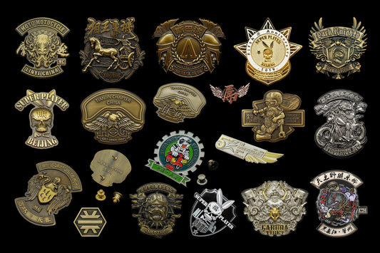 🏍️ ¿Por qué personalizar insignias y pines para tu motoclub?