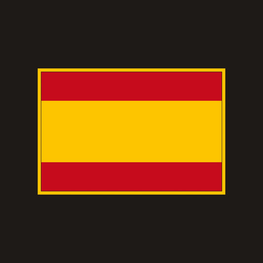 Parche Bordado Personalizado con Bandera de España para Chaleco de Moto Club