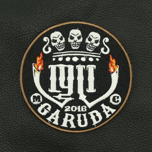 Barra de Nombre Bordada para Pecho de Chaleco Motociclista